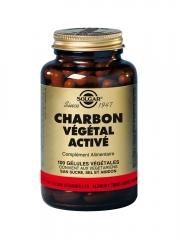 Solgar Charbon Végétal Activé 100 Gélules Végétales
