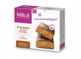 Barres protéinées Caramel x6