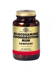 Solgar Glucosamine Chondroïtine MSM Complexe 60 Comprimés